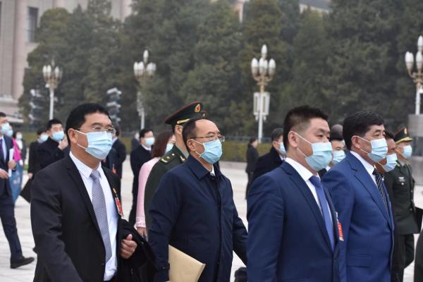 第一次全體會議，代表準(zhǔn)備入場